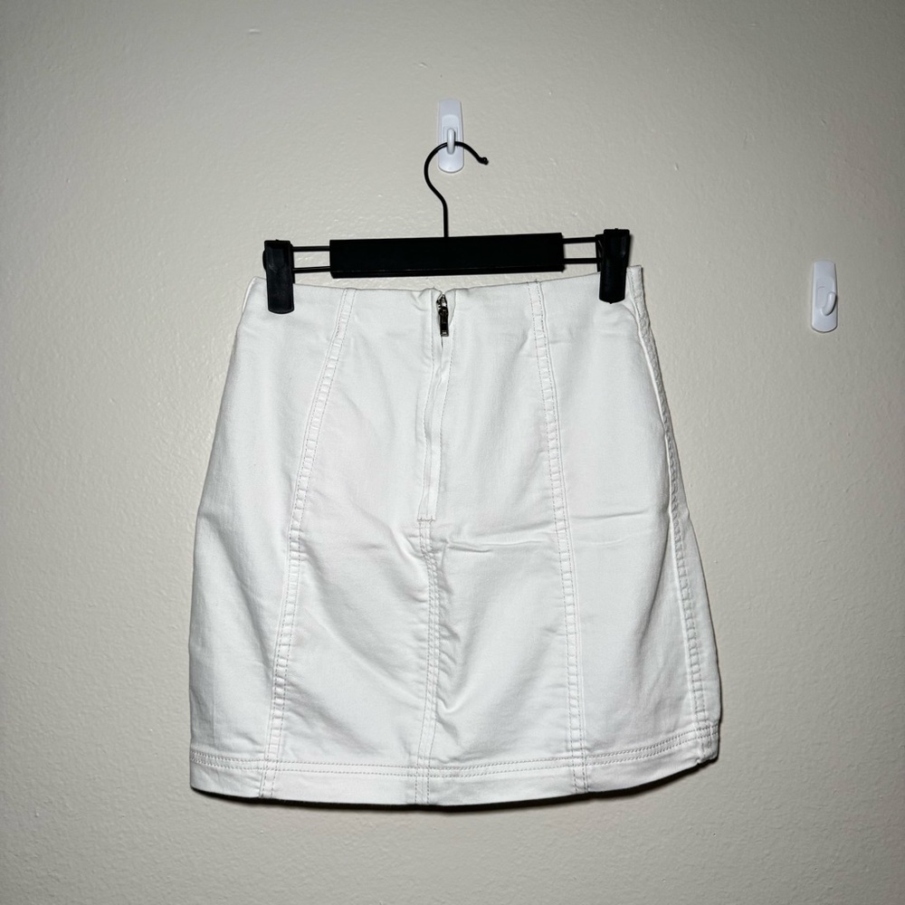 Free People | Paneled Mini Skirt In Stark - Picture 3 of 3
